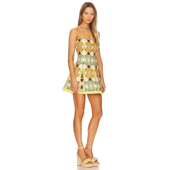 Alexis Multicolor Geometric Mini Dress NWT! - Picture 4 of 16